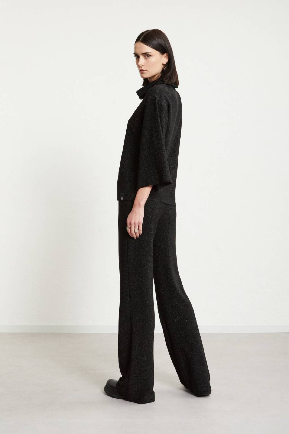 ottod'Ame Viscose trousers with lurex Vendita