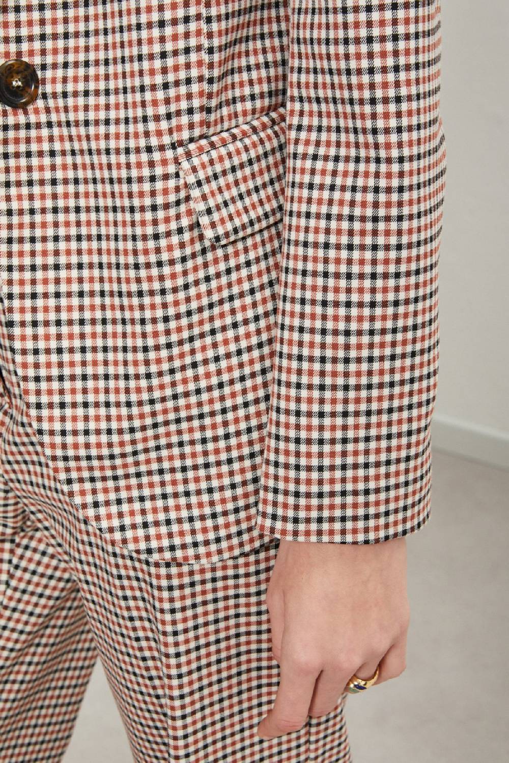 ottod'Ame Printed check jacket Qualità Garantita