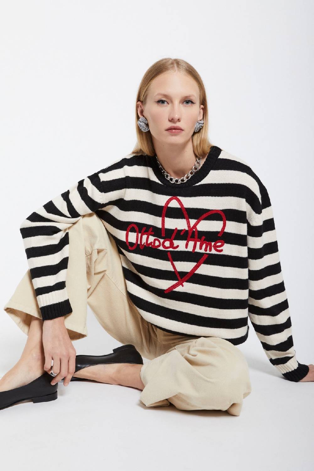 ottod'Ame Wool blend sweater Consegna Veloce