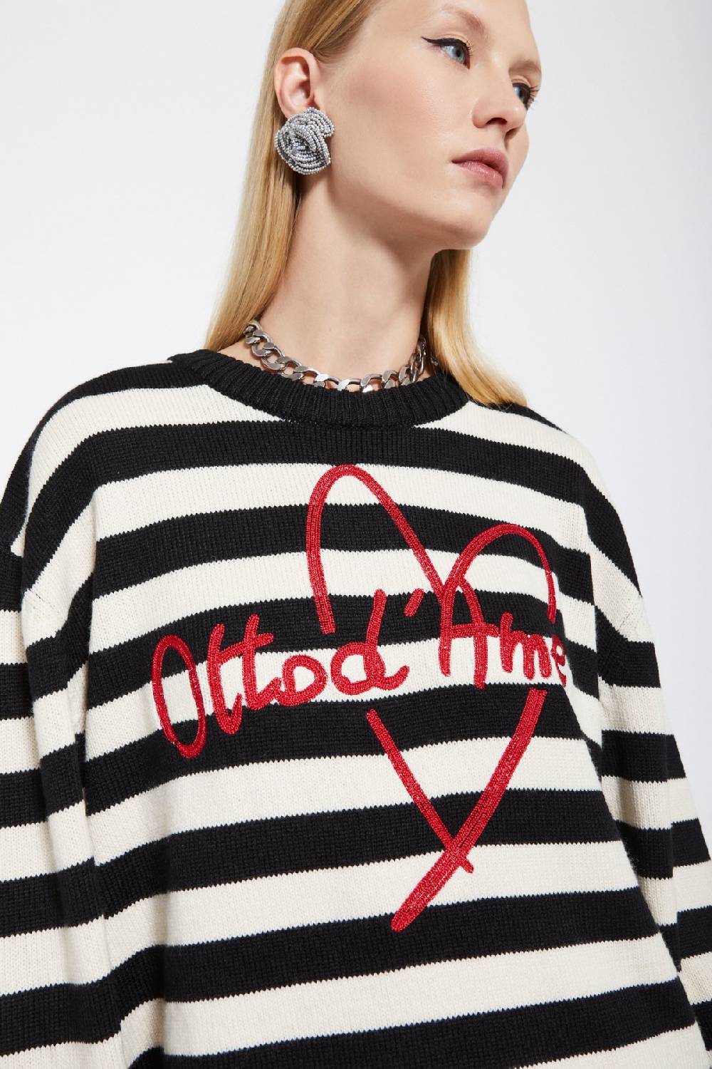 ottod'Ame Wool blend sweater Consegna Veloce
