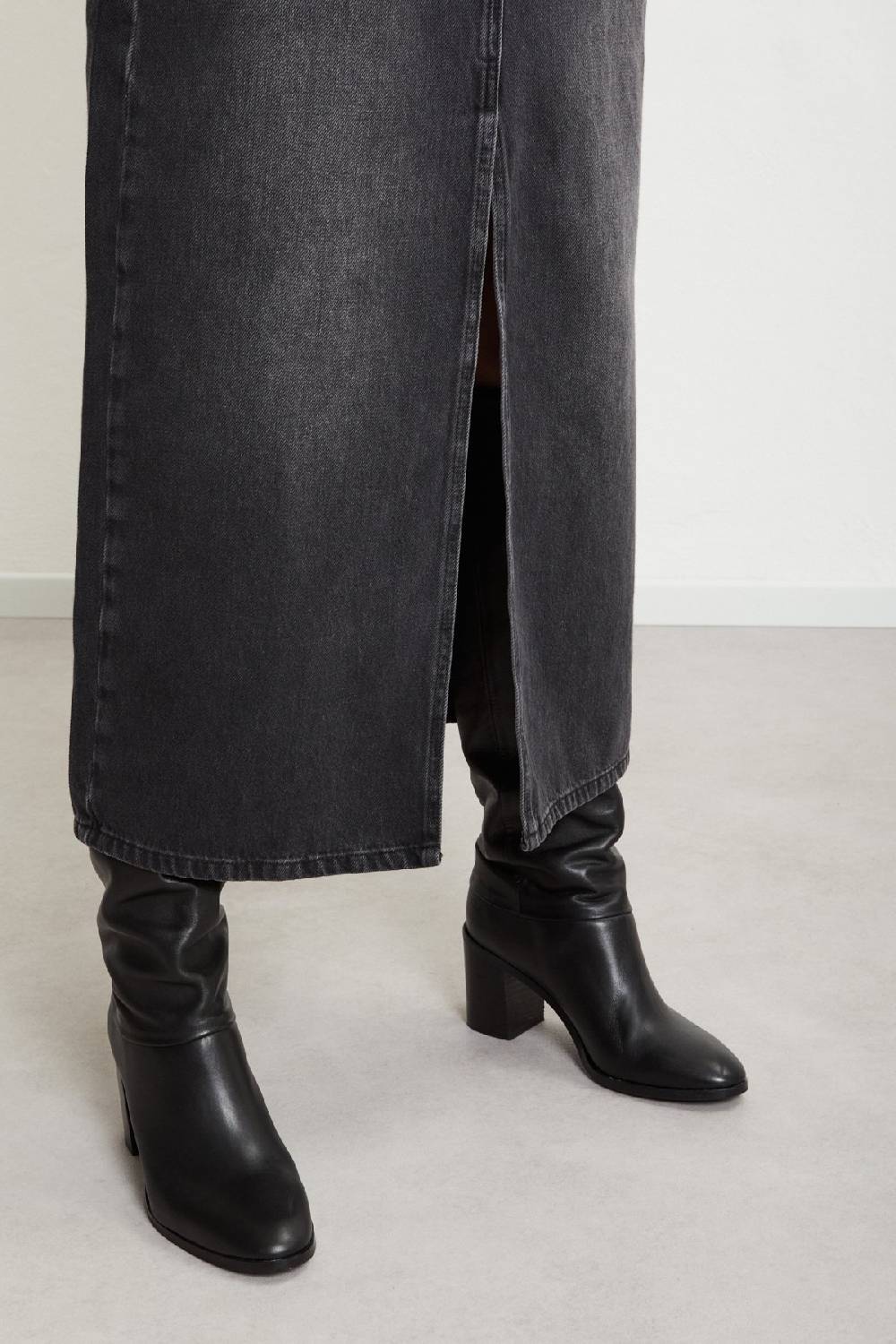 ottod'Ame Denim long skirt Prezzo Ridotto