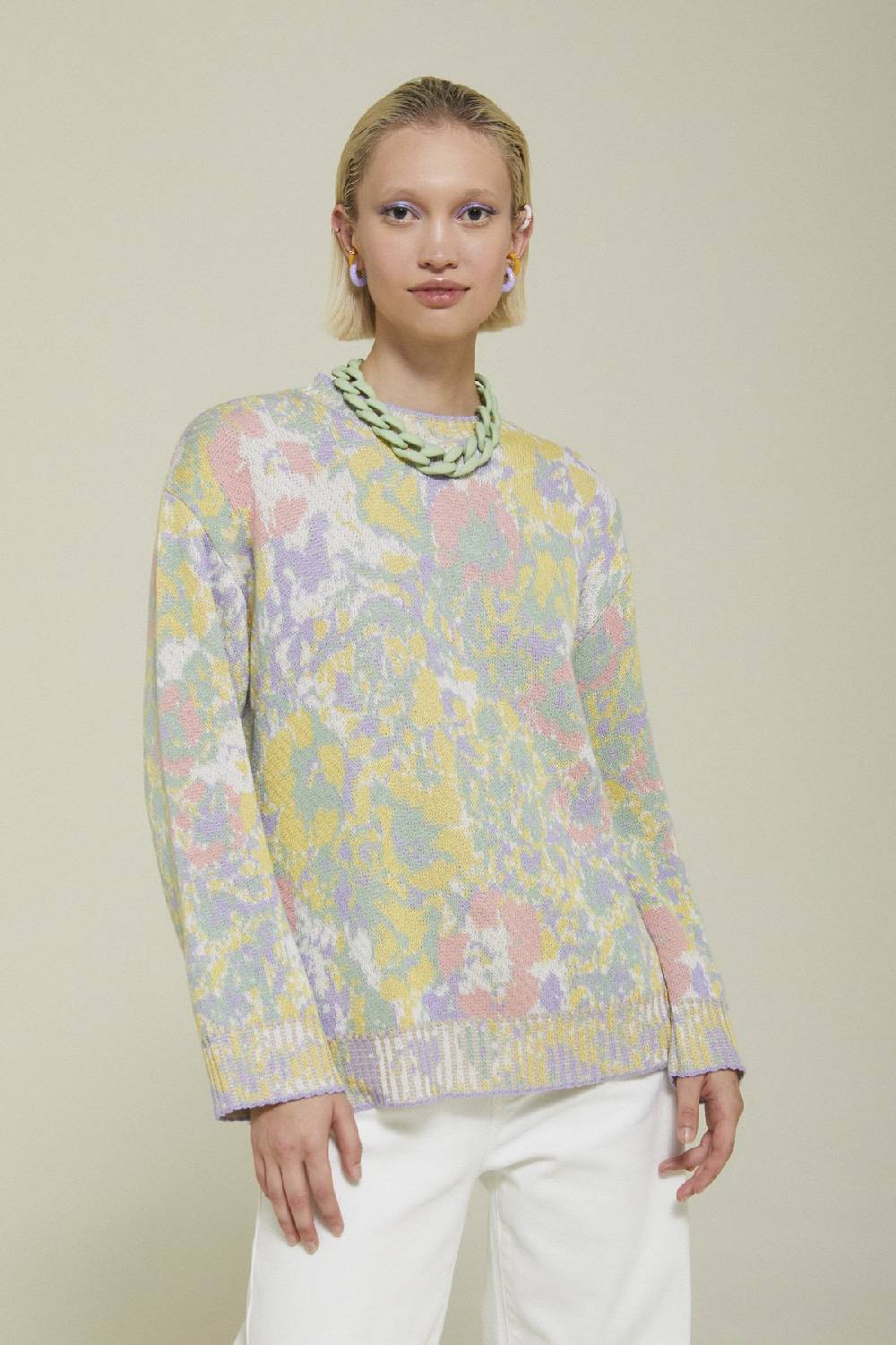 ottod'Ame Printed sweater Economico