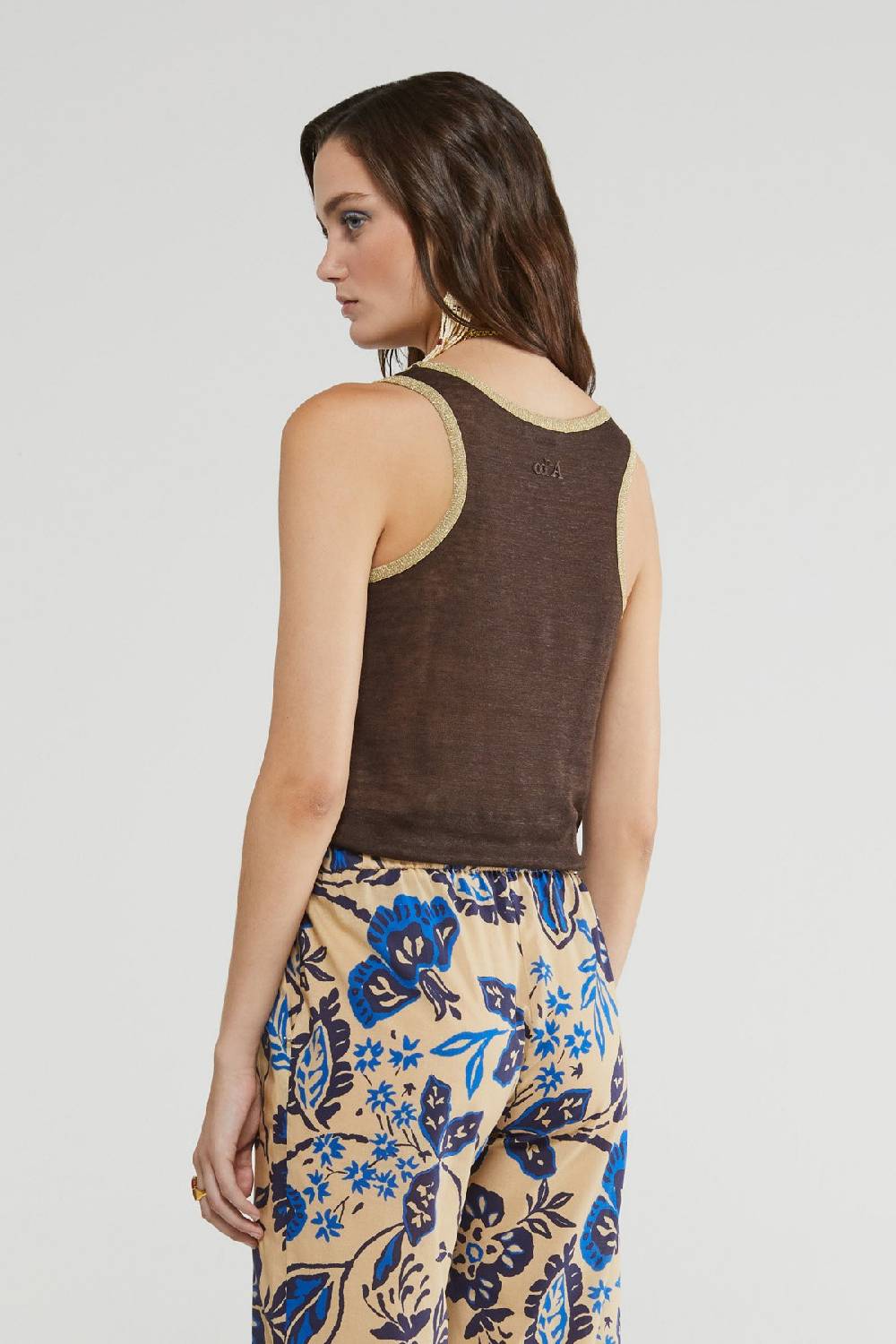 ottod'Ame Linen top Negozio
