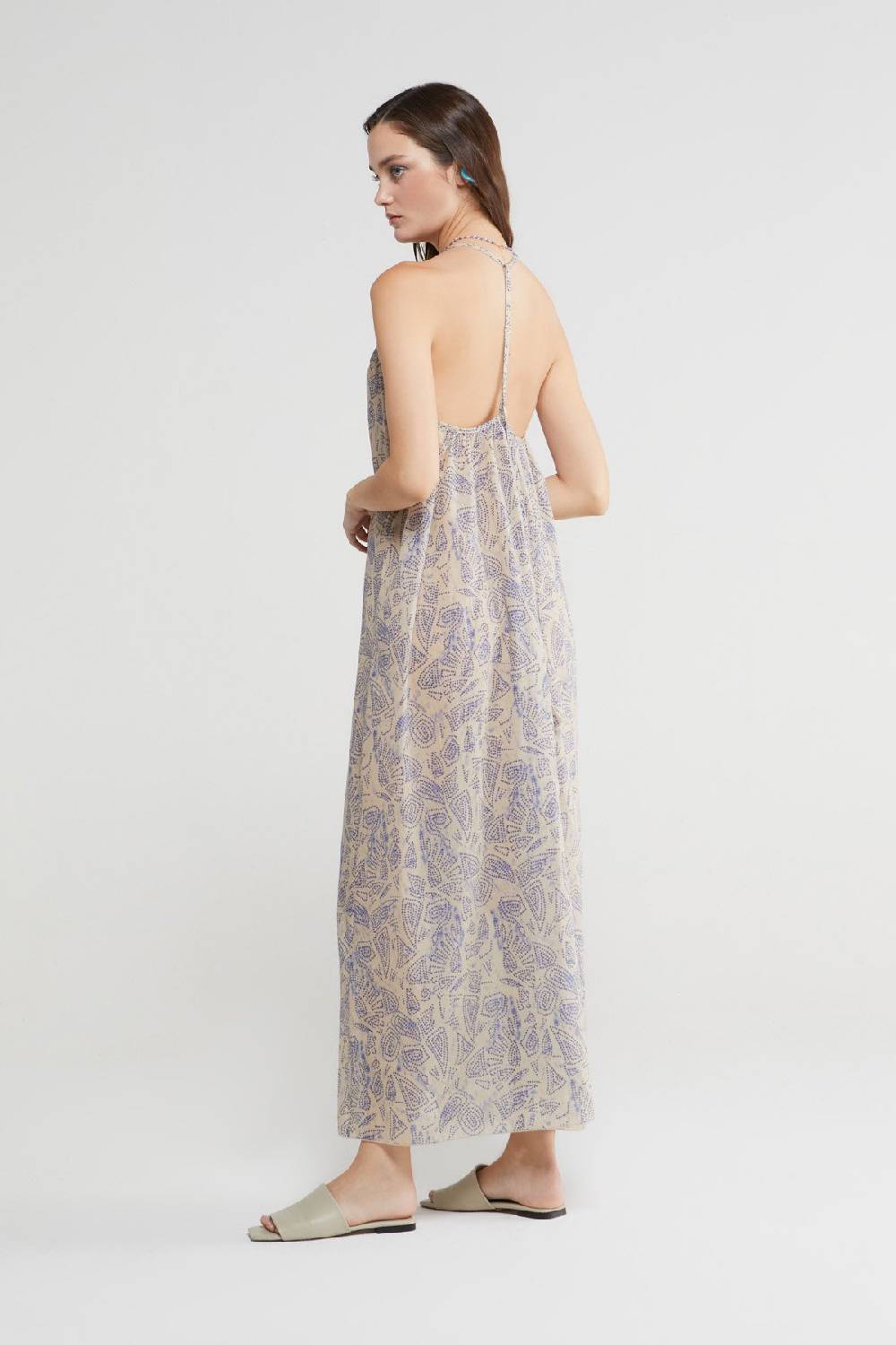 ottod'Ame Cotton long dress In Linea