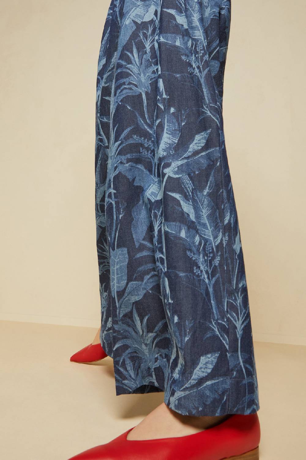 ottod'Ame Cotton palazzo trousers Spedizione Gratuita