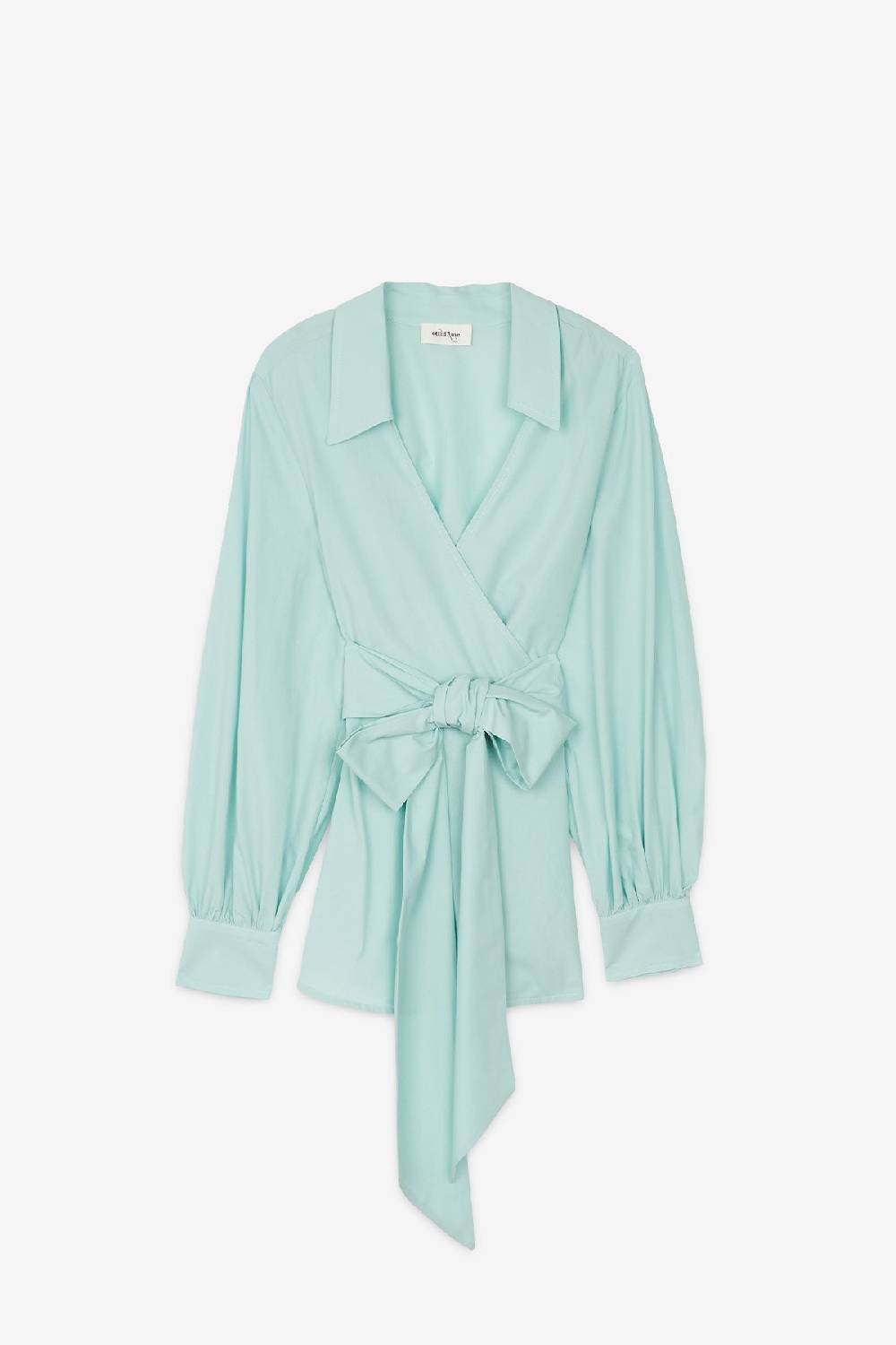 ottod'Ame Poplin sweater with sash Acquista Ora