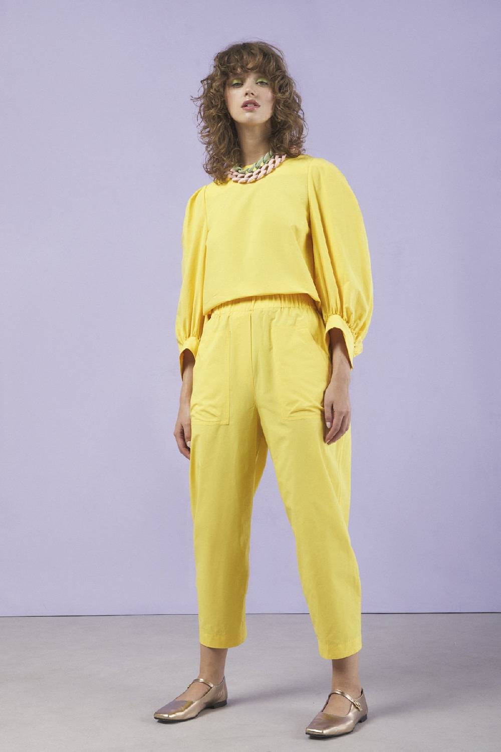 ottod'Ame Poplin trousers Consegna Veloce