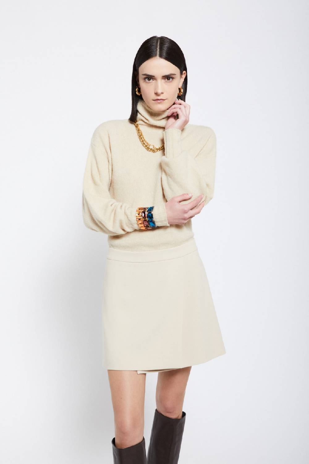 ottod'Ame Sweater with turtleneck In Vendita