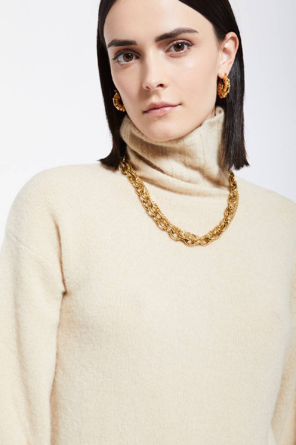 ottod'Ame Sweater with turtleneck In Vendita