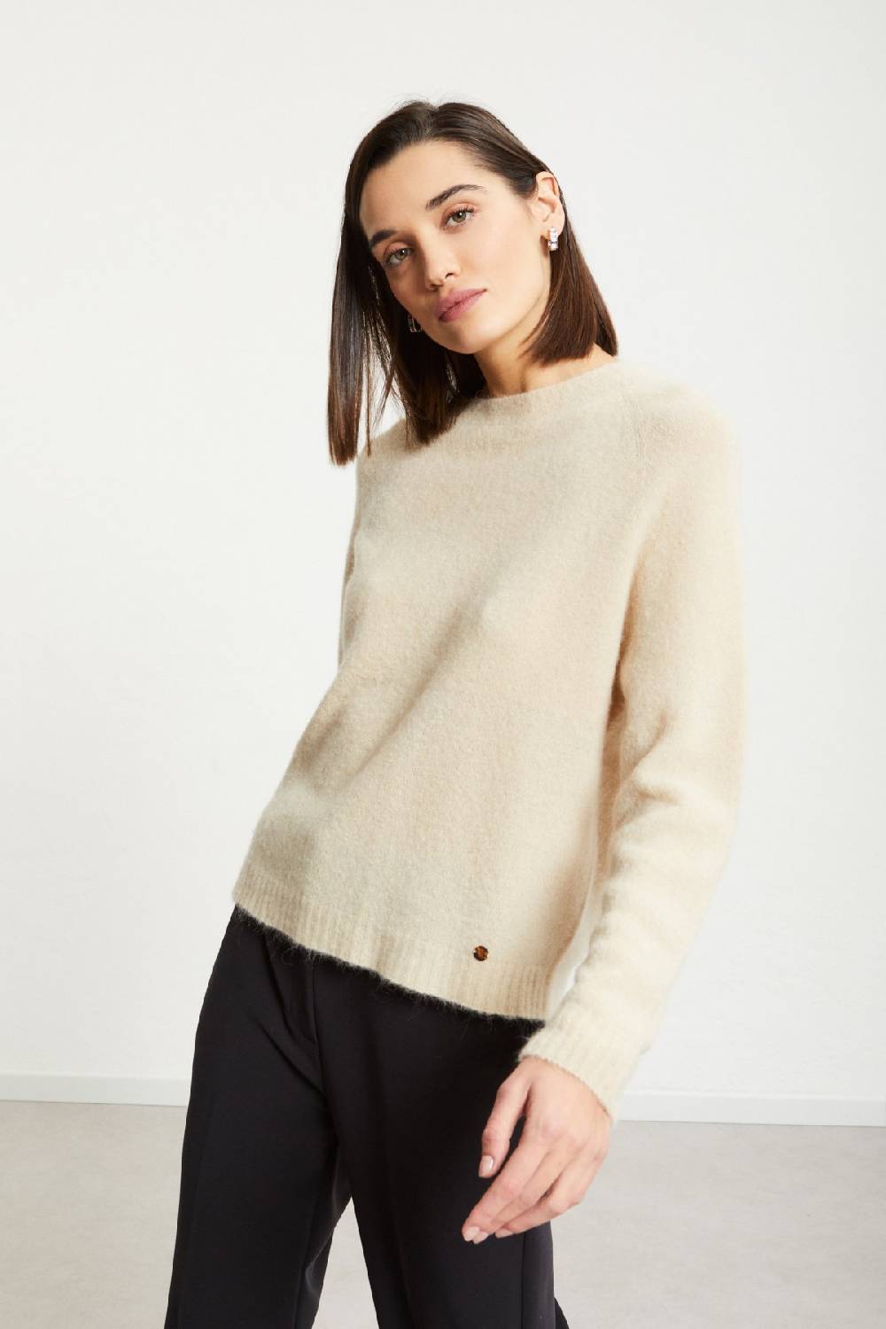 ottod'Ame Sweater with rounded neck Vendita Economica
