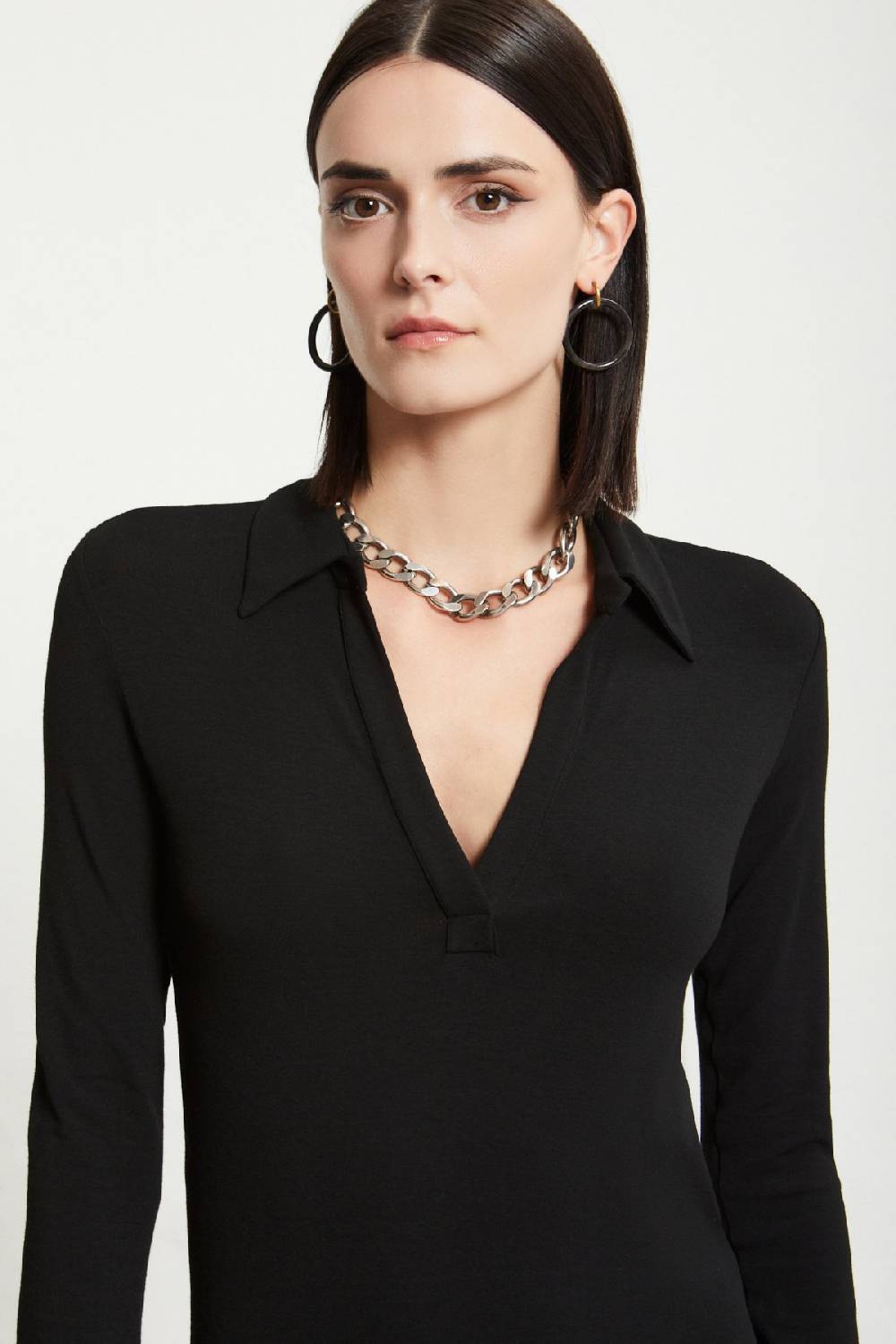 ottod'Ame Viscose long dress with slits Vendite Flash