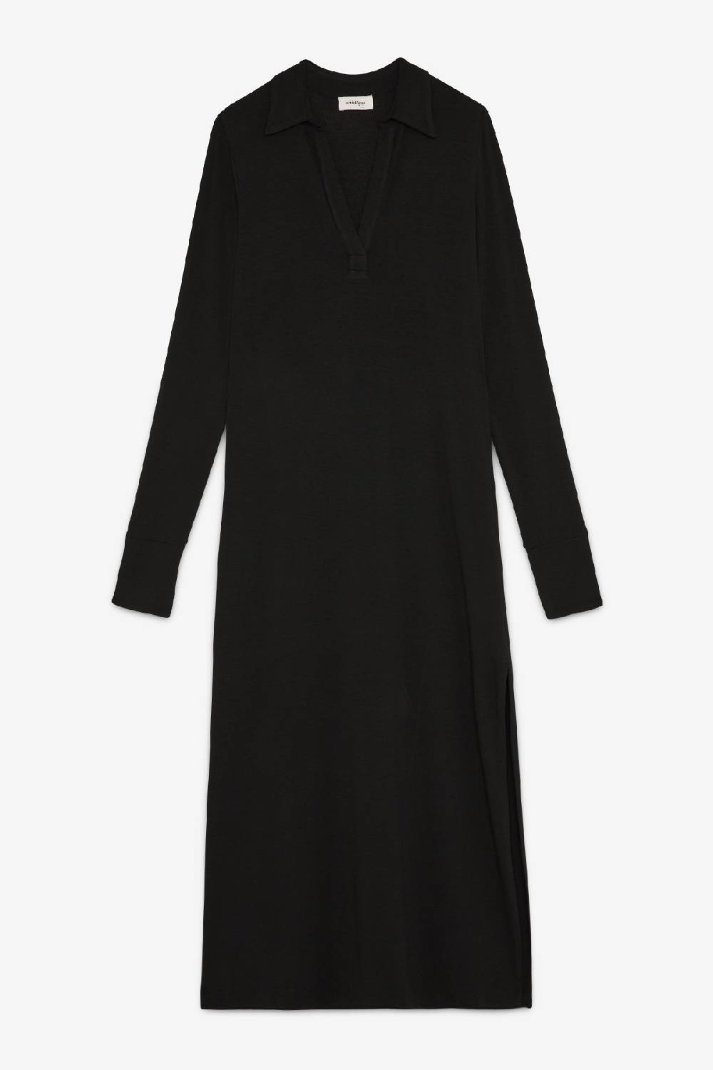 ottod'Ame Viscose long dress with slits Vendite Flash