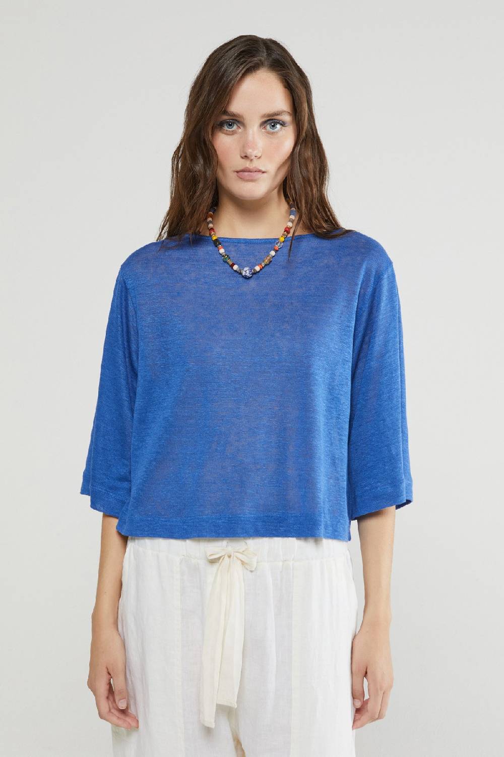 ottod'Ame Linen sweater Italia