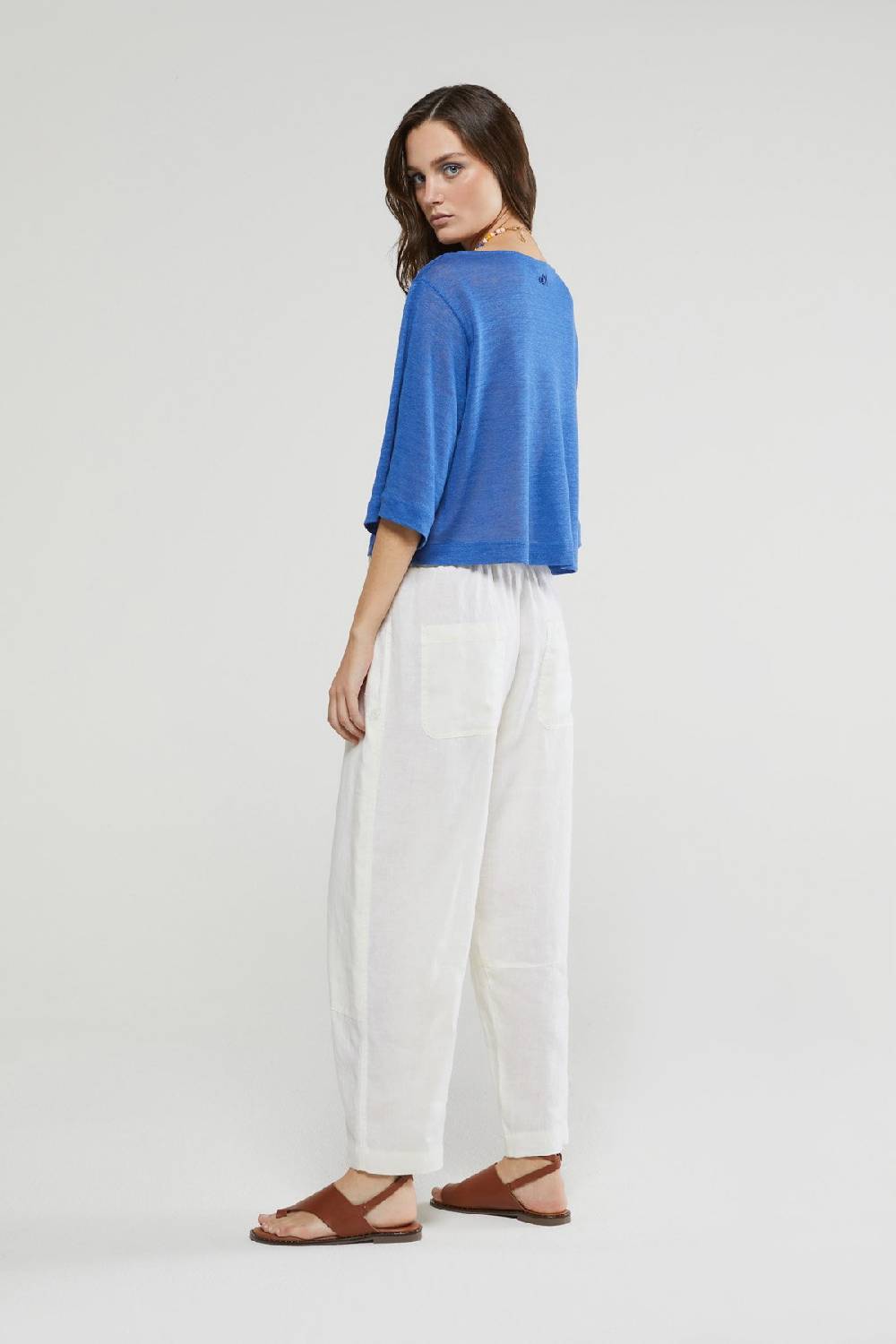 ottod'Ame Linen sweater Italia