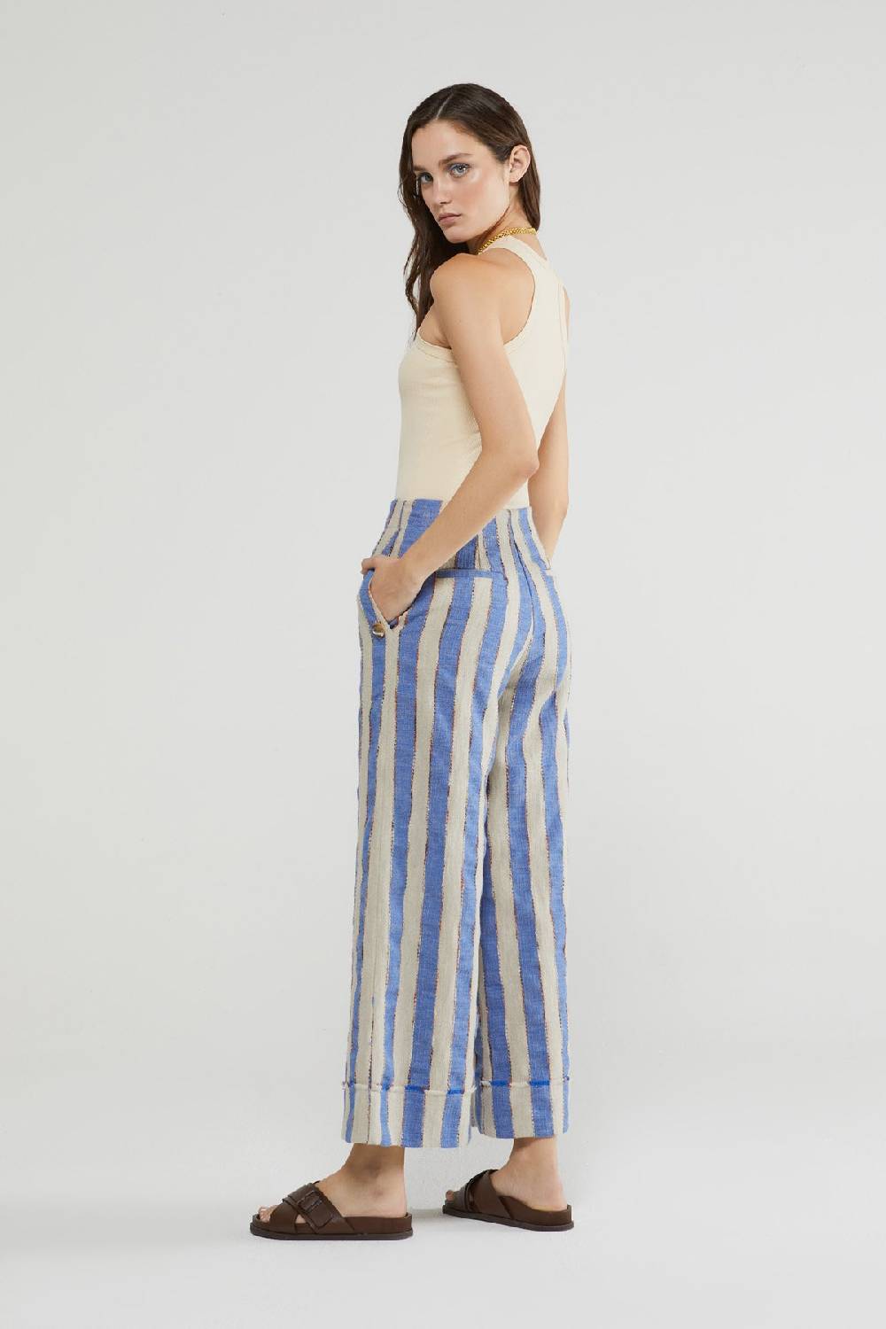 ottod'Ame Linen blend trousers 2025