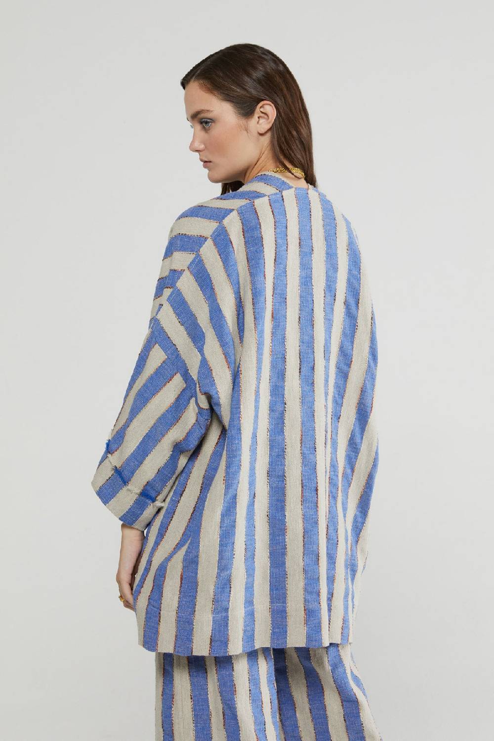 ottod'Ame Linen blend oversized jacket Offerte speciali