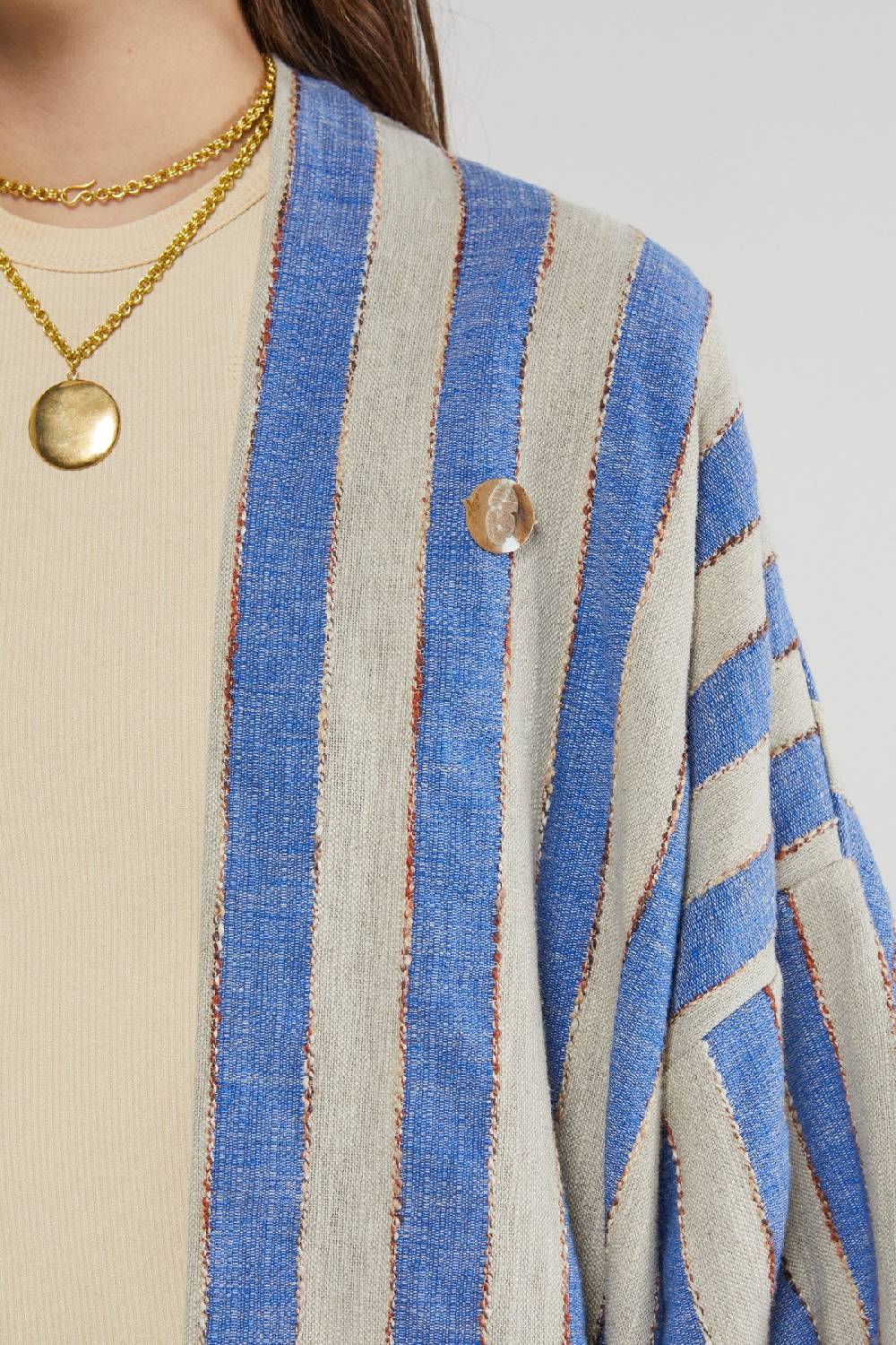 ottod'Ame Linen blend oversized jacket Offerte speciali