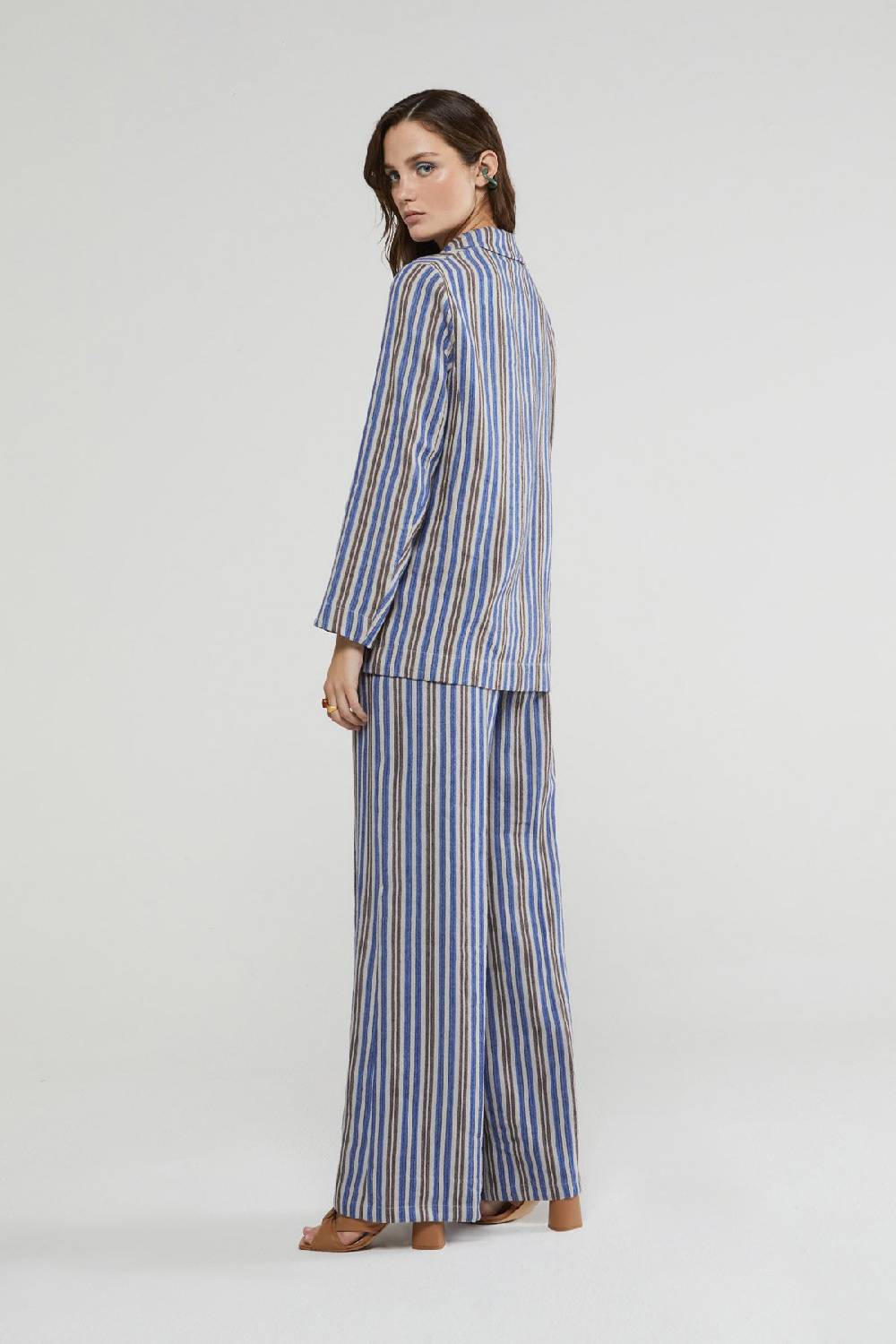 ottod'Ame Linen blend palazzo trousers Vendita