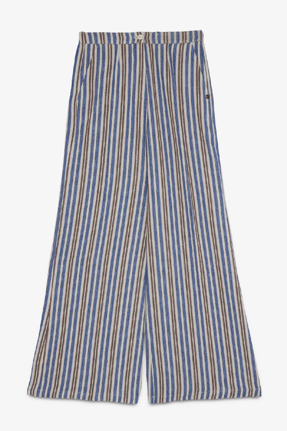 ottod'Ame Linen blend palazzo trousers Vendita