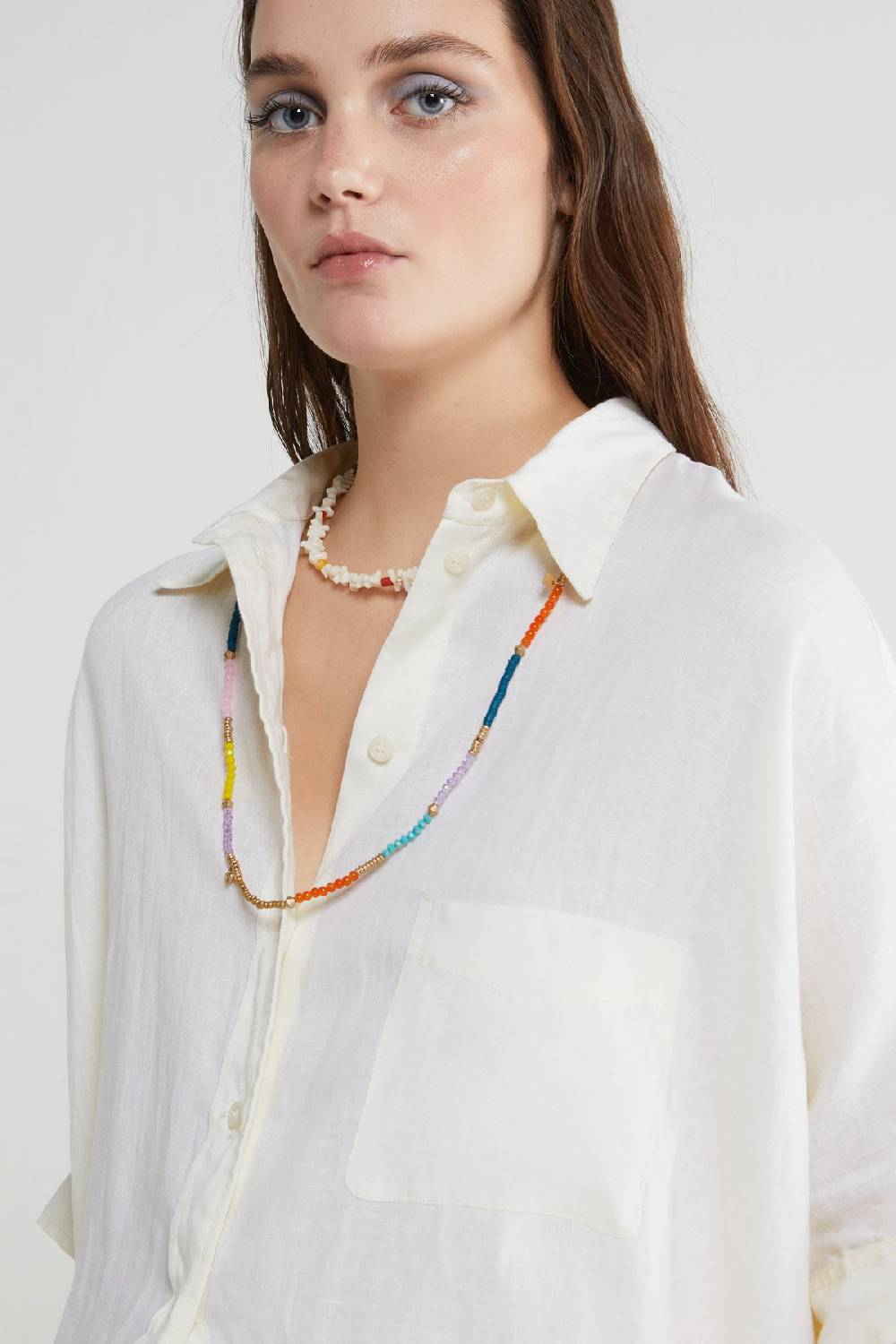 ottod'Ame Linen oversized shirt Pezzi Unici