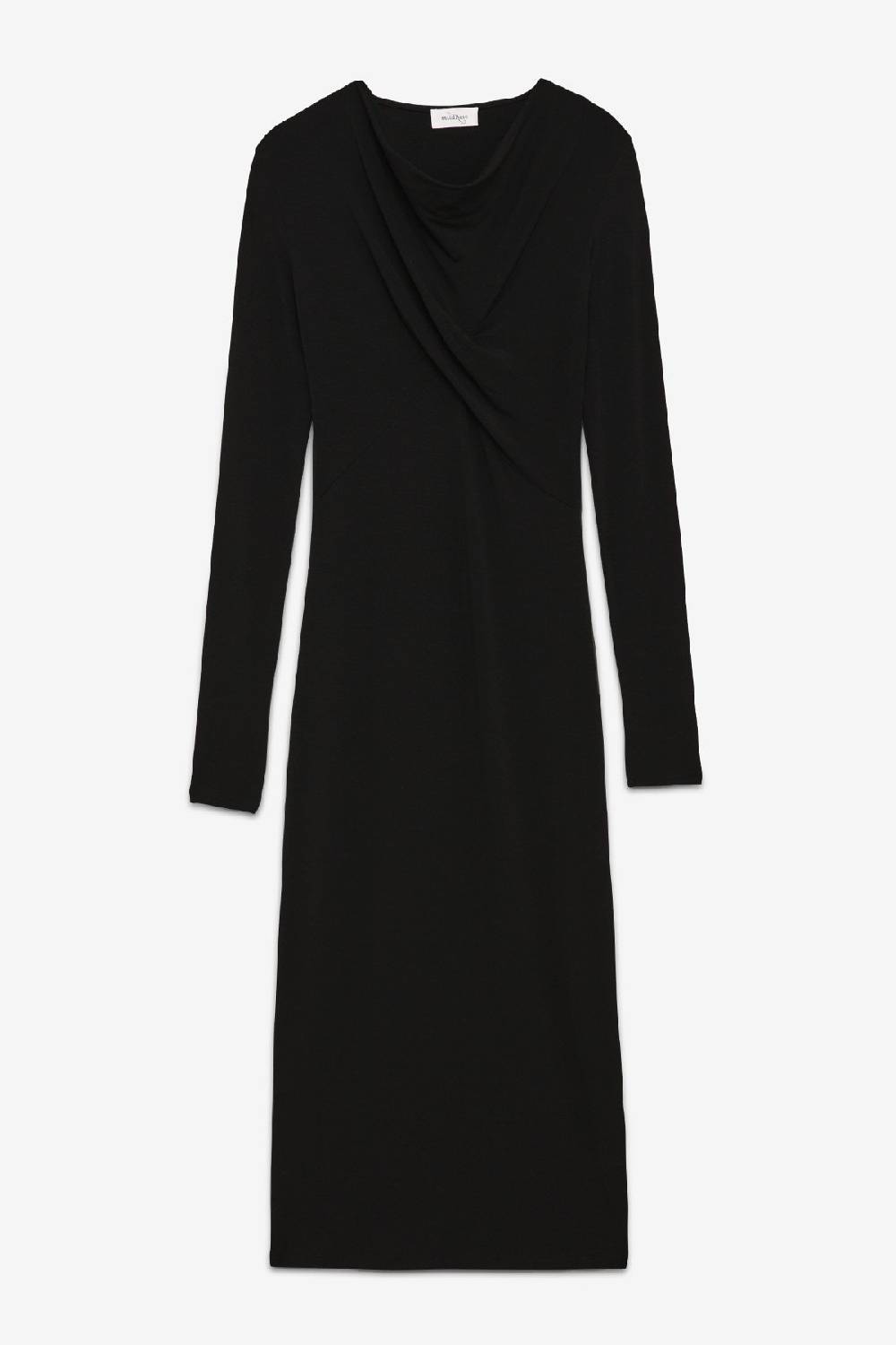 ottod'Ame Viscose long dress with pleats on the neck Fino Al -60%