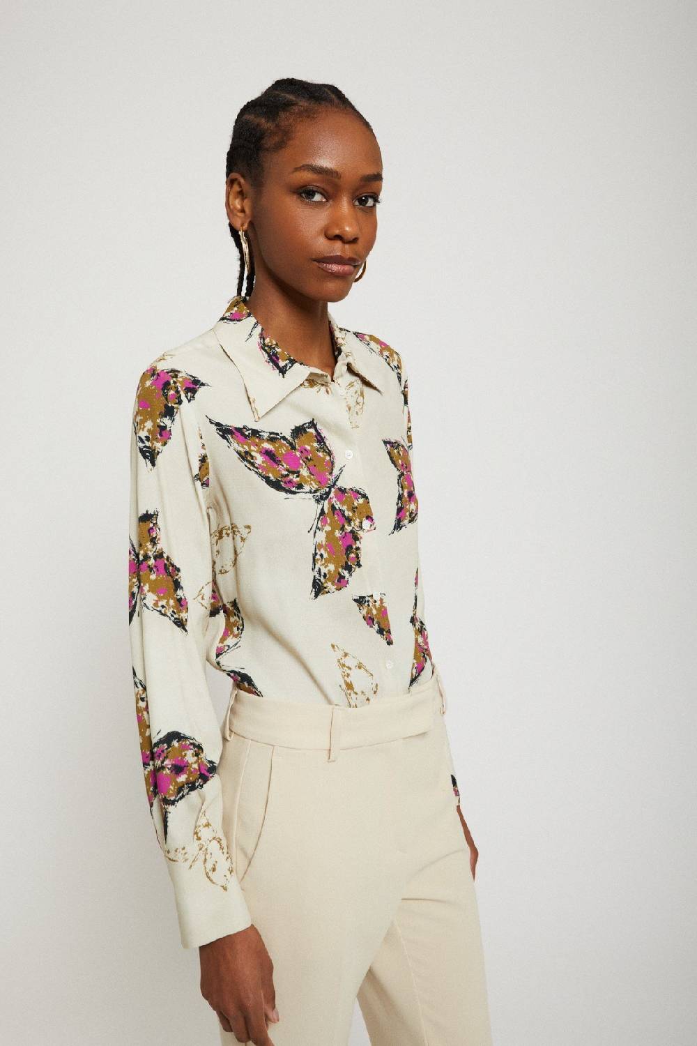 ottod'Ame Printed viscose shirt Sottocosto