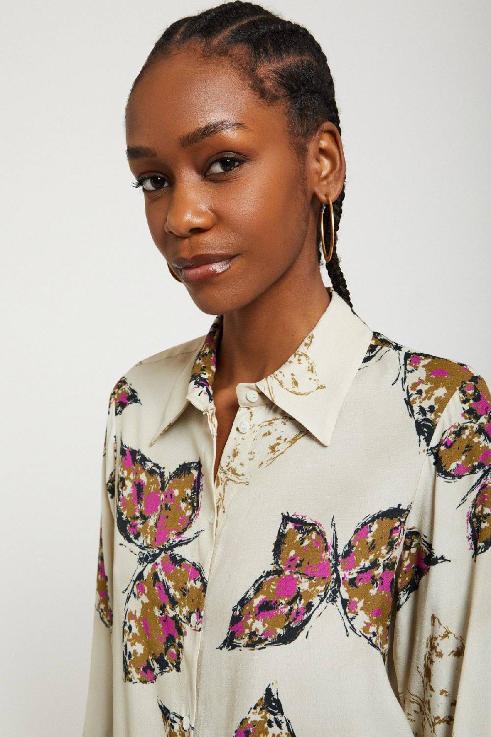 ottod'Ame Printed viscose shirt Sottocosto