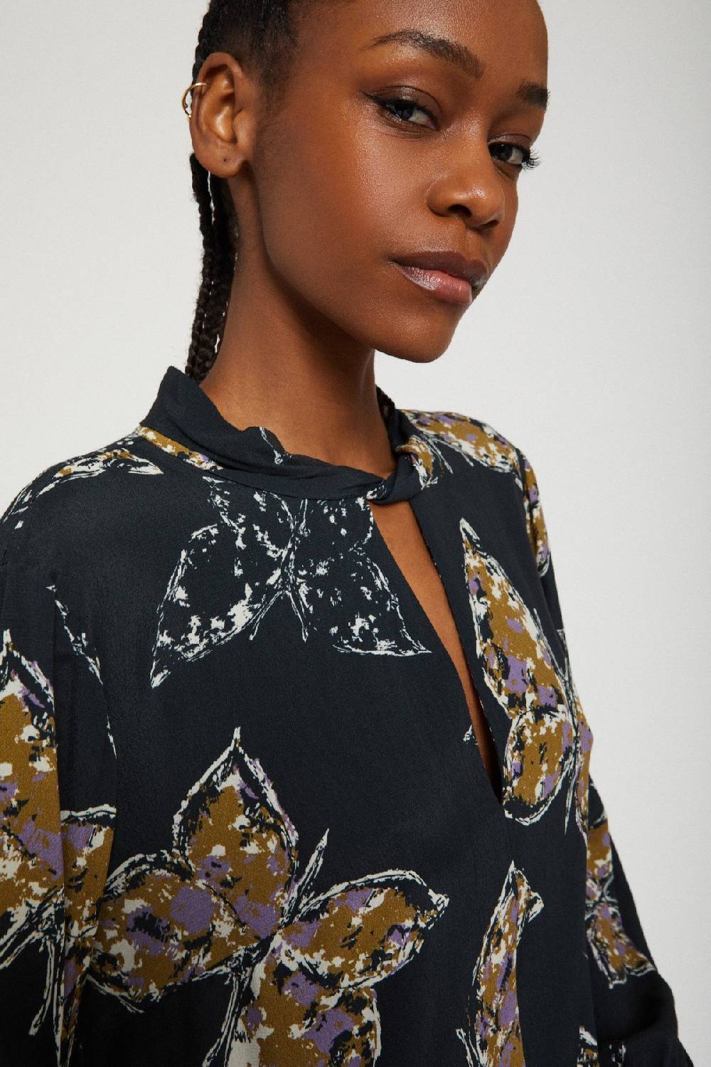 ottod'Ame Printed viscose short dress Convenienza