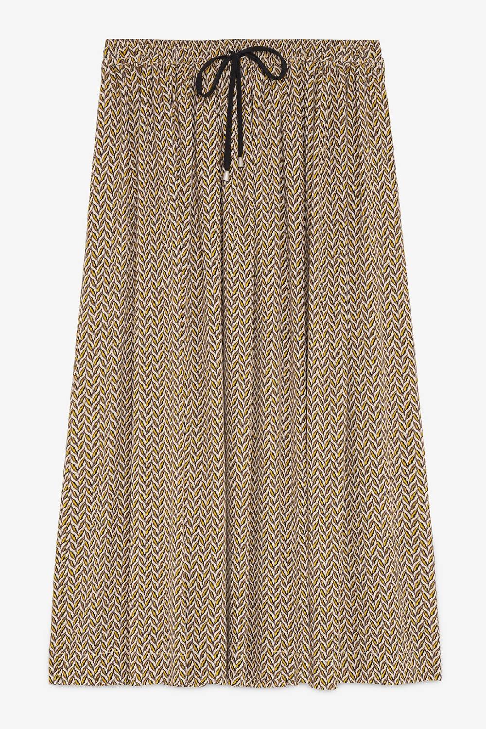 ottod'Ame Viscose long skirt with drawstring Online
