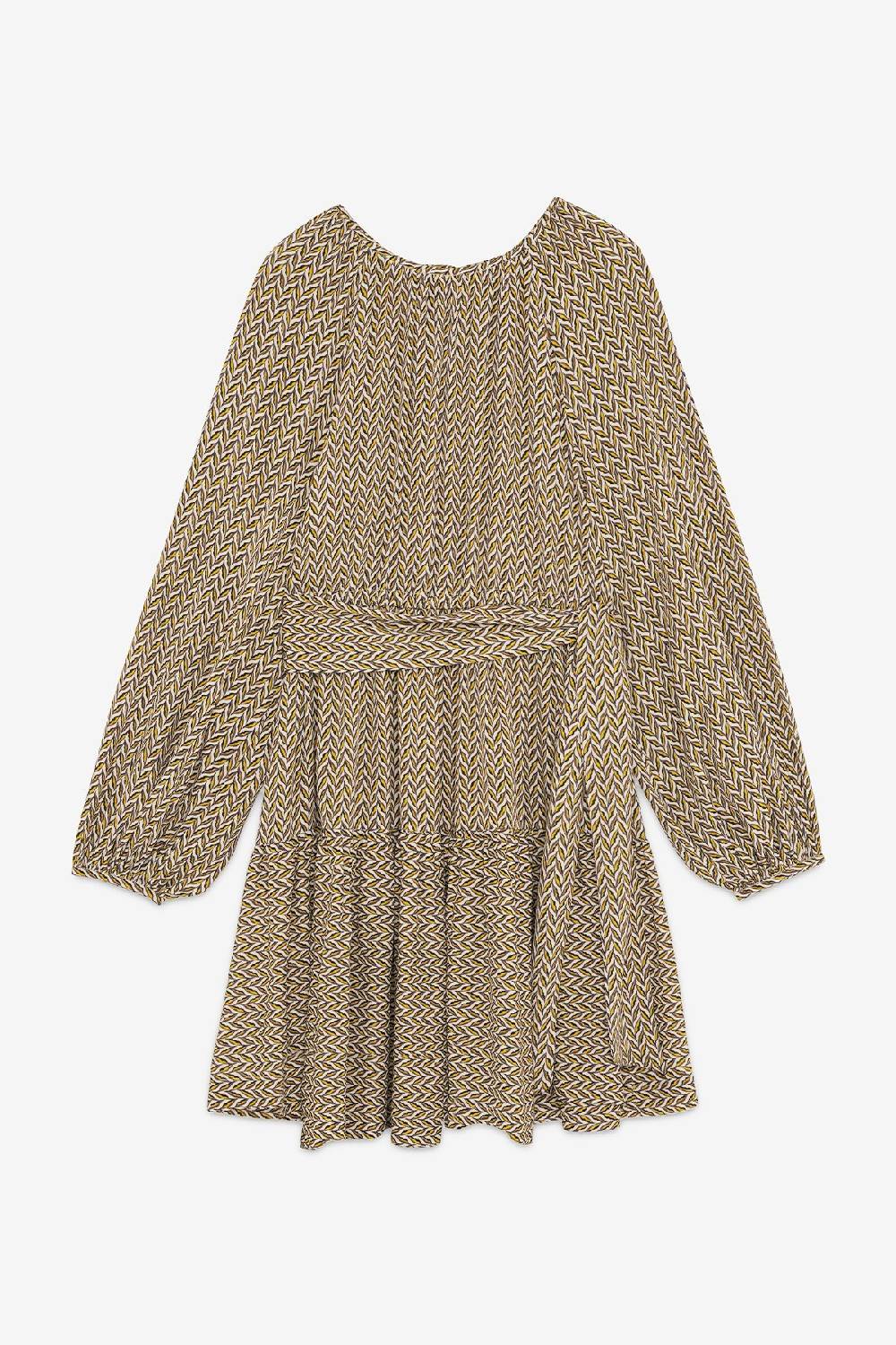 ottod'Ame Viscose short dress with sash In Vendita