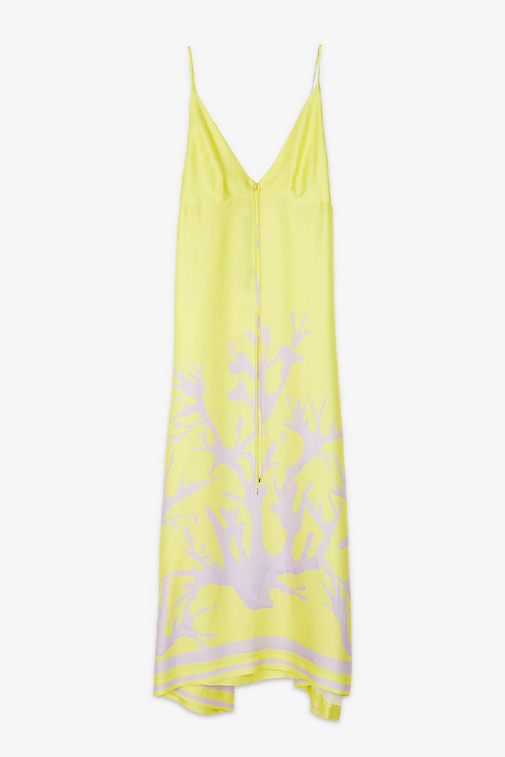 ottod'Ame Printed viscose fluid long dress Hotsell
