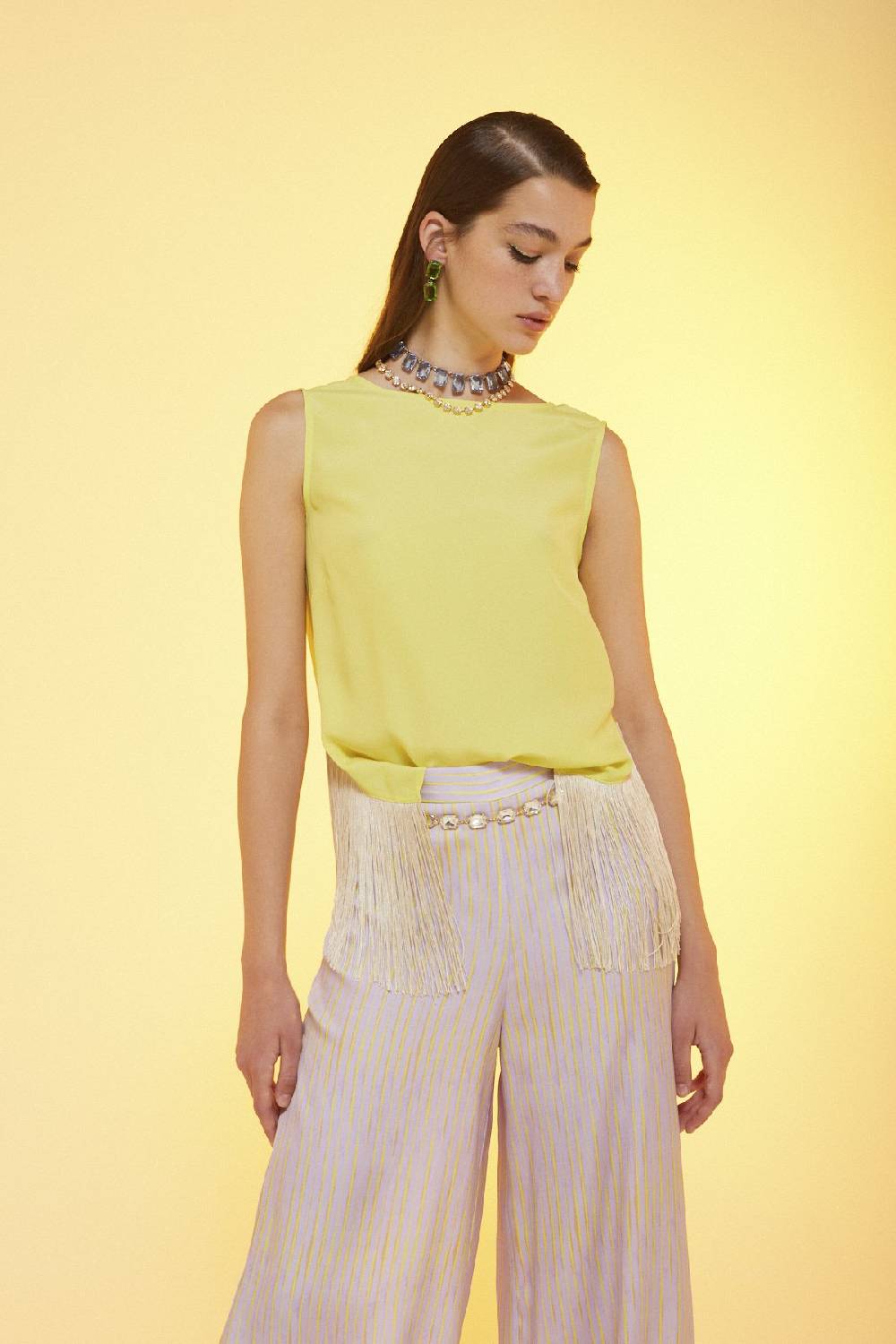 ottod'Ame Silk blend top Italy