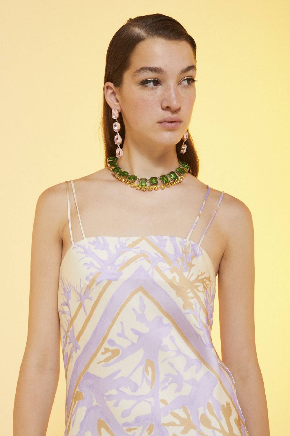 ottod'Ame Printed viscose sarong dress Spedizione Gratuita