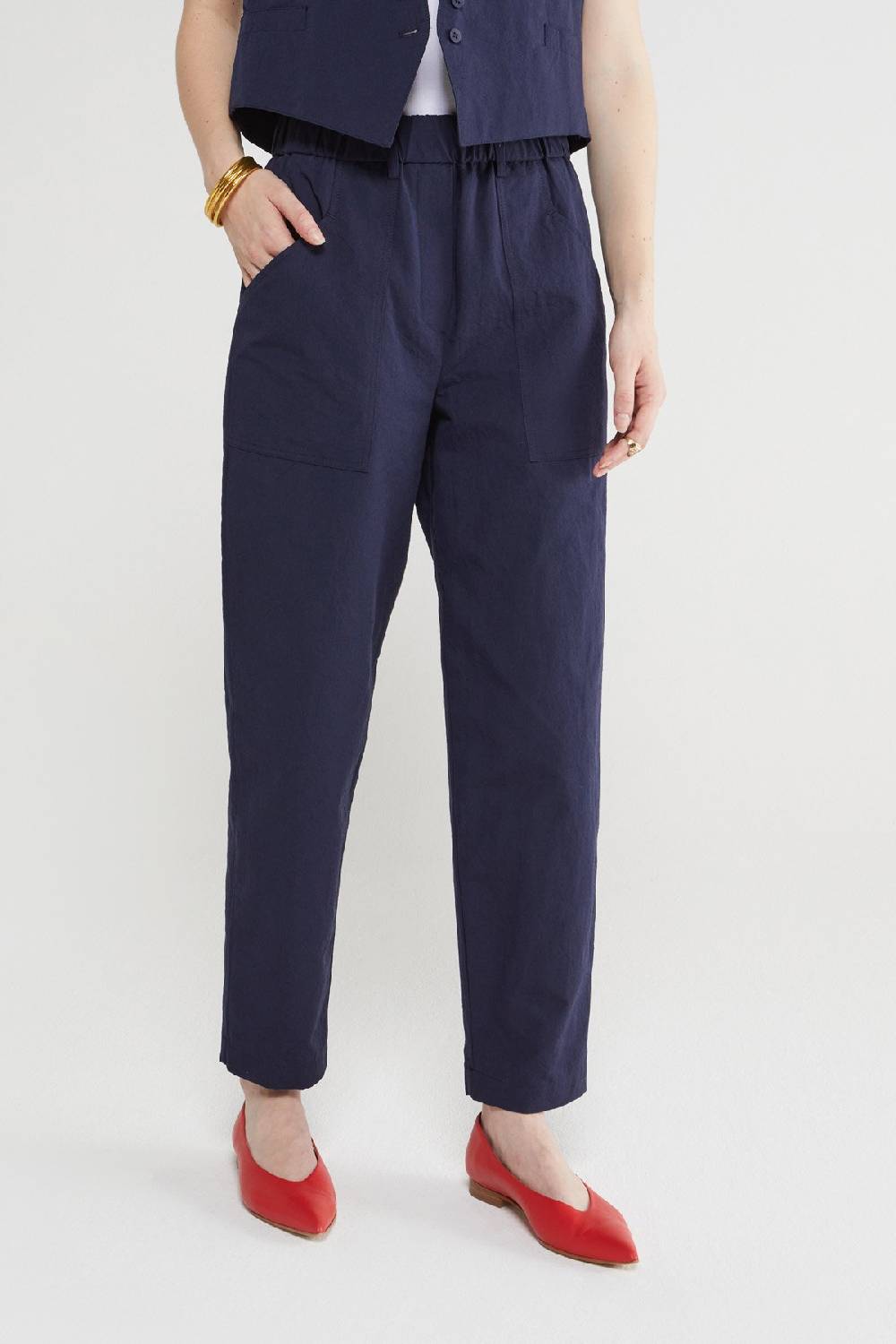 ottod'Ame Linen blend trousers Prezzo Ridotto
