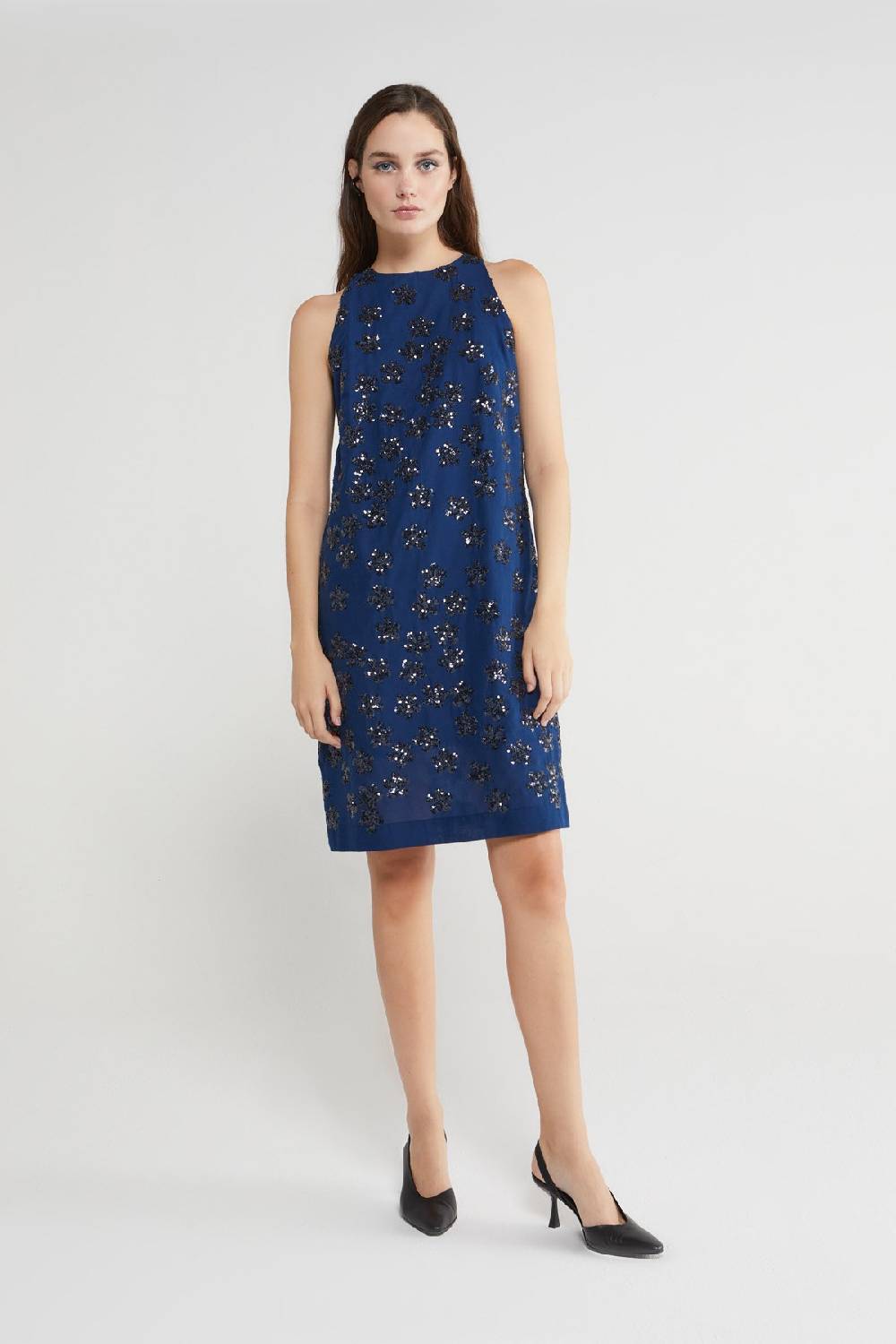 ottod'Ame Short dress with sequins Sconto