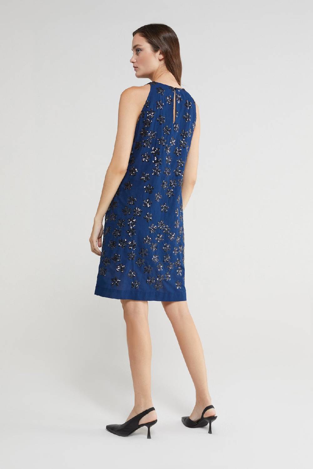 ottod'Ame Short dress with sequins Sconto