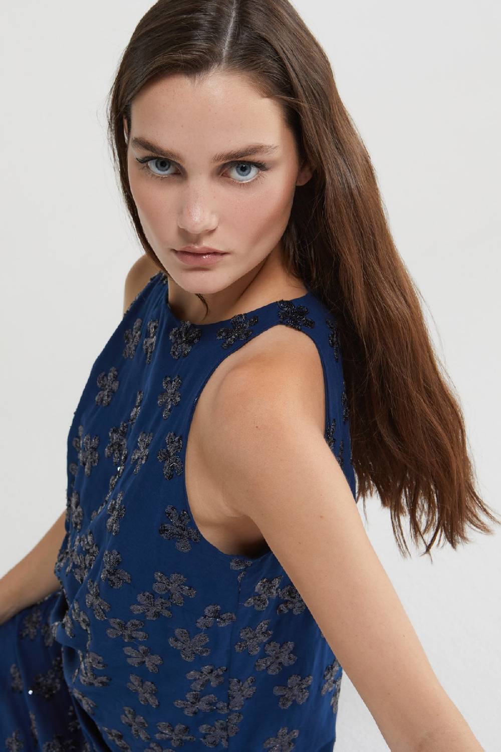 ottod'Ame Short dress with sequins Sconto