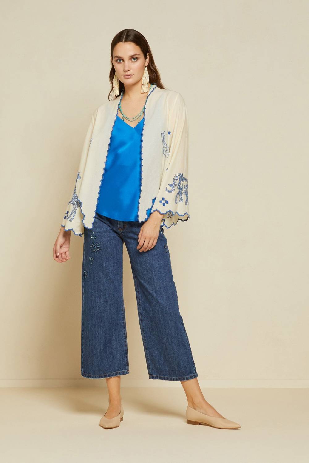 ottod'Ame Loose Ankle jeans Vendita Calda