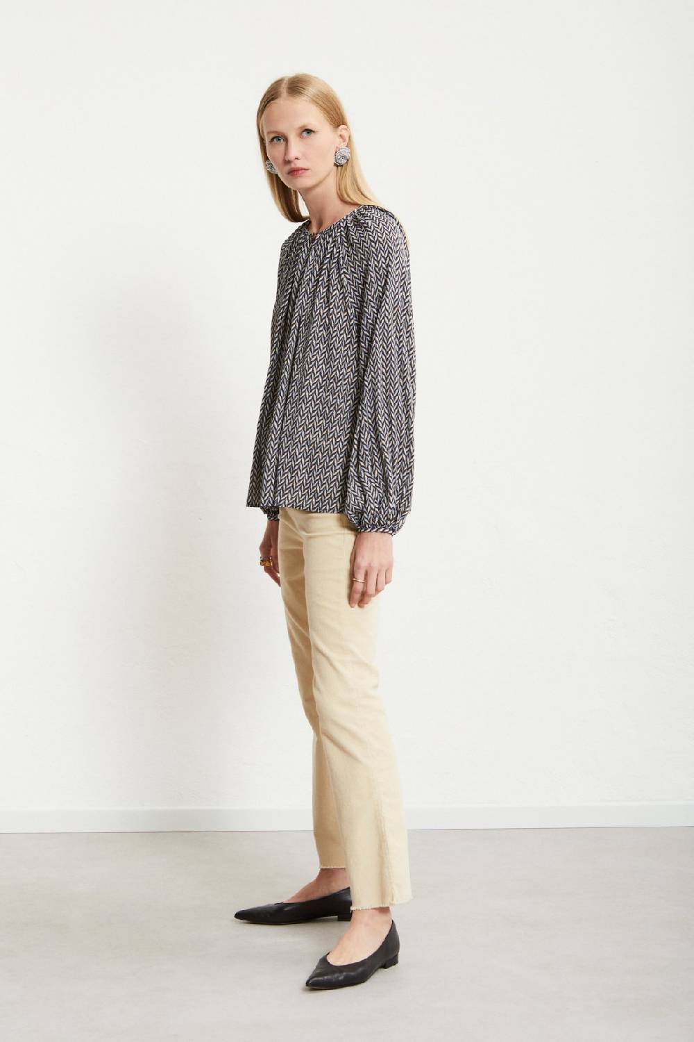 ottod'Ame Velvet anlke lenght trousers Offerte