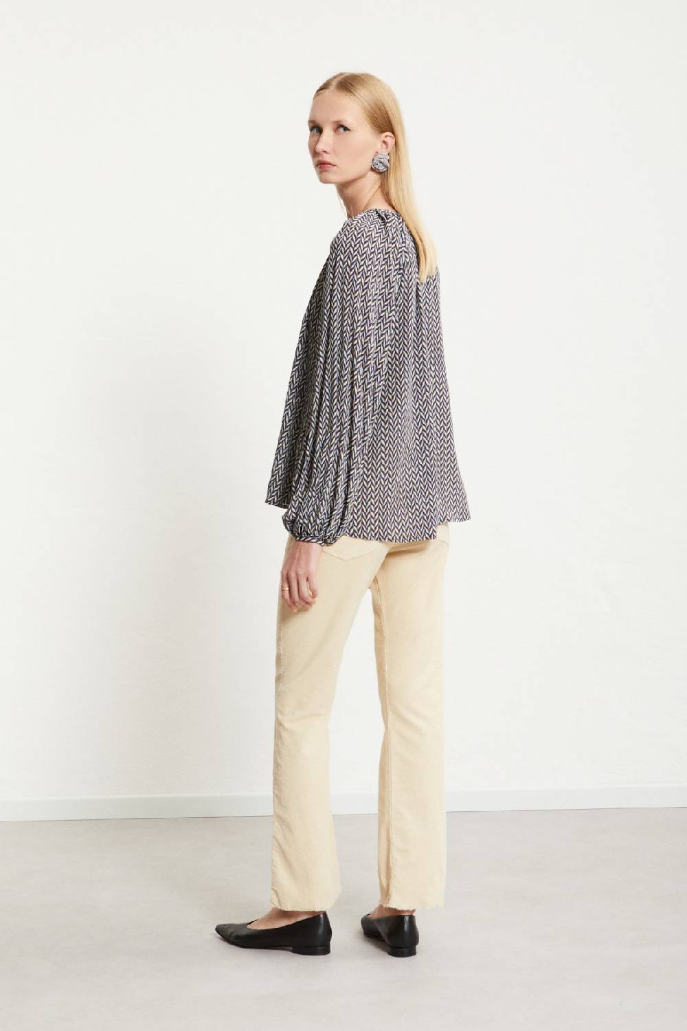 ottod'Ame Velvet anlke lenght trousers Offerte