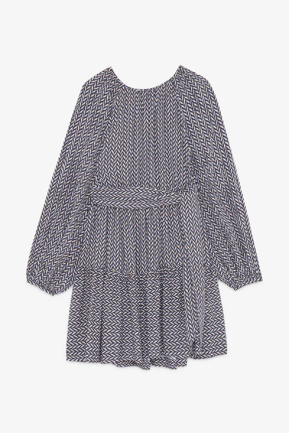 ottod'Ame Viscose short dress with sash Hotsell
