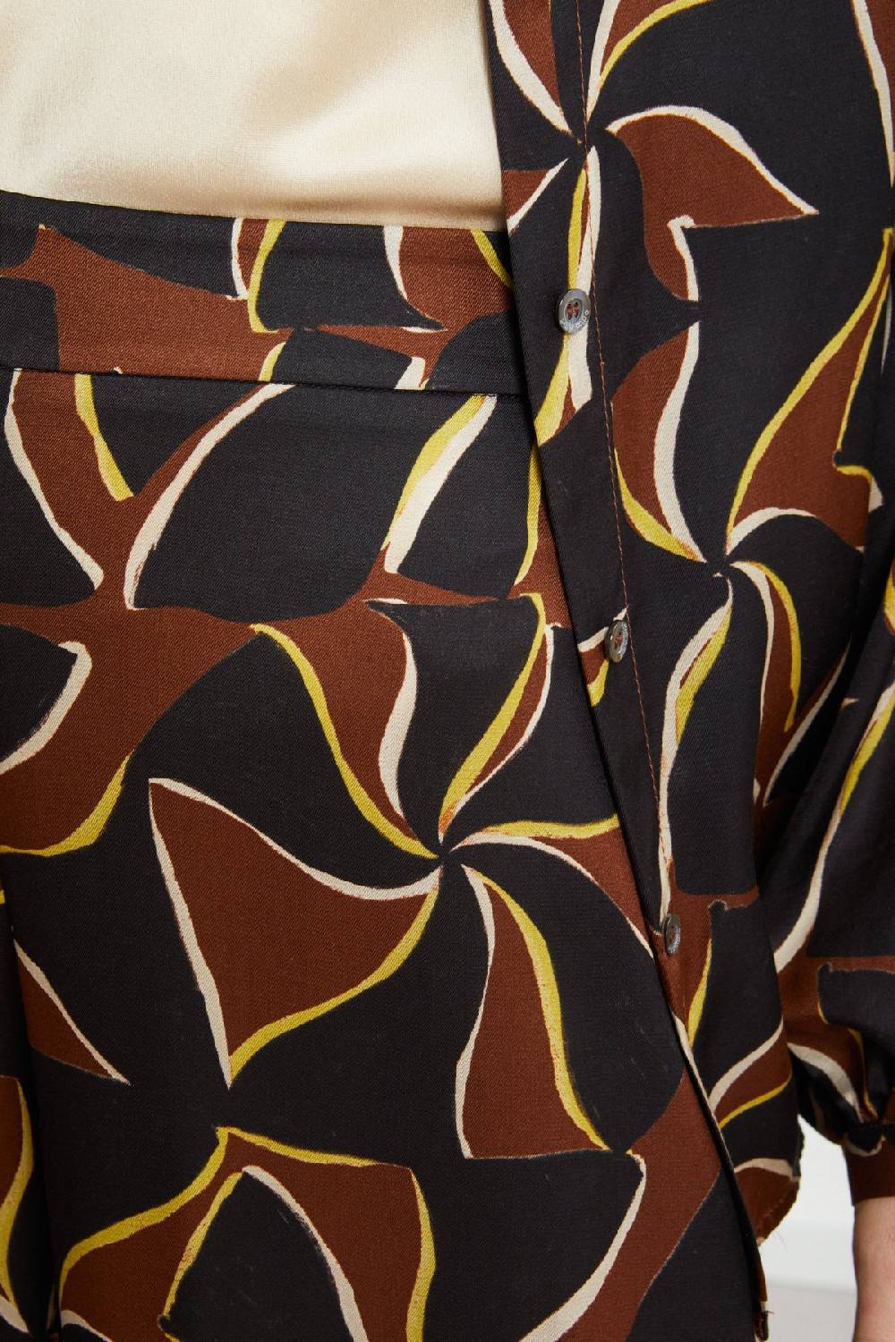ottod'Ame Viscose palazzo trousers Saldi Di Fabbrica