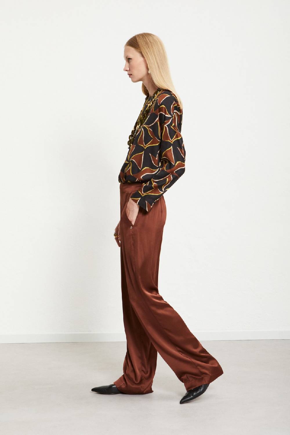 ottod'Ame Viscose palazzo trousers I Più Venduti