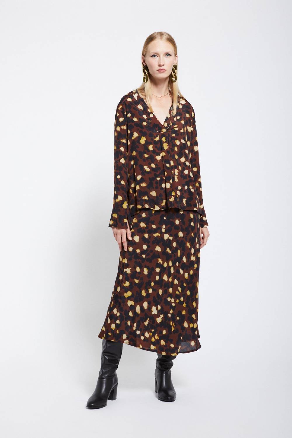 ottod'Ame Viscose long skirt Negozio