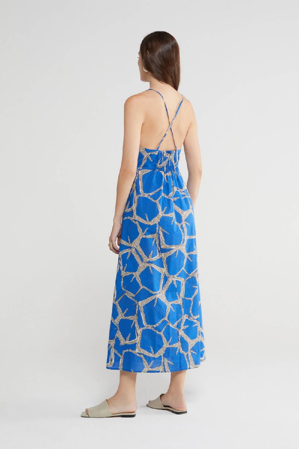 ottod'Ame Printed cotton long dress Qualità