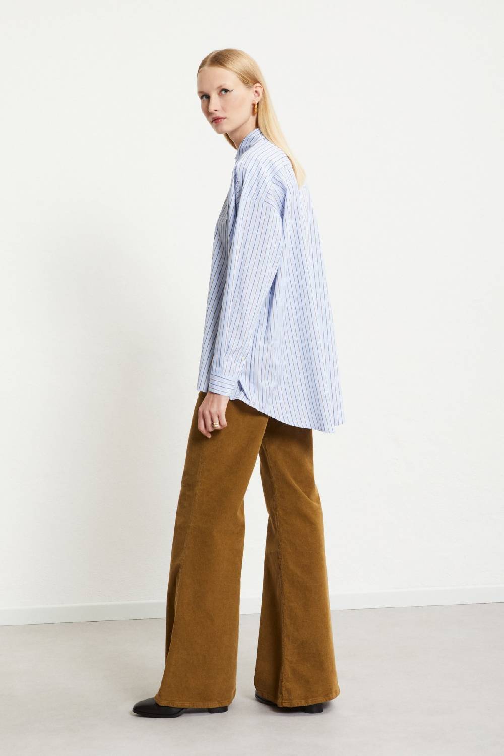ottod'Ame Velvet flare trousers Prezzo Ridotto