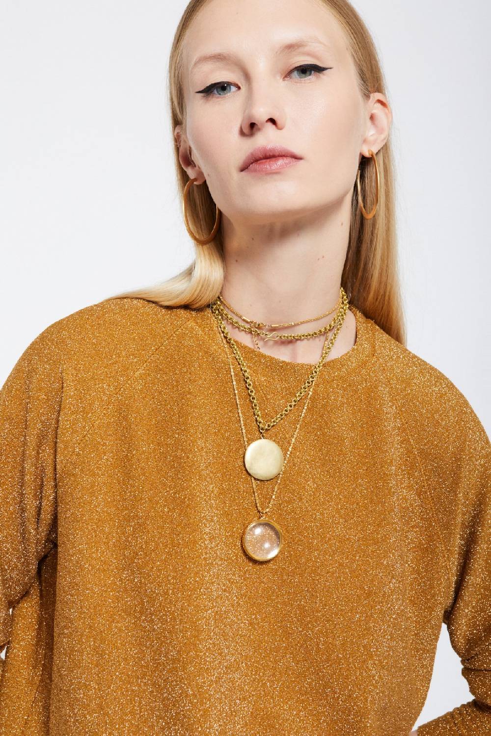 ottod'Ame Viscose blouse with lurex Novità