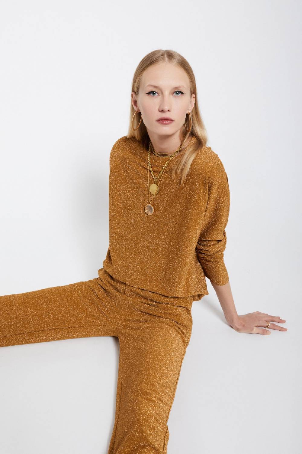 ottod'Ame Viscose blouse with lurex Novità