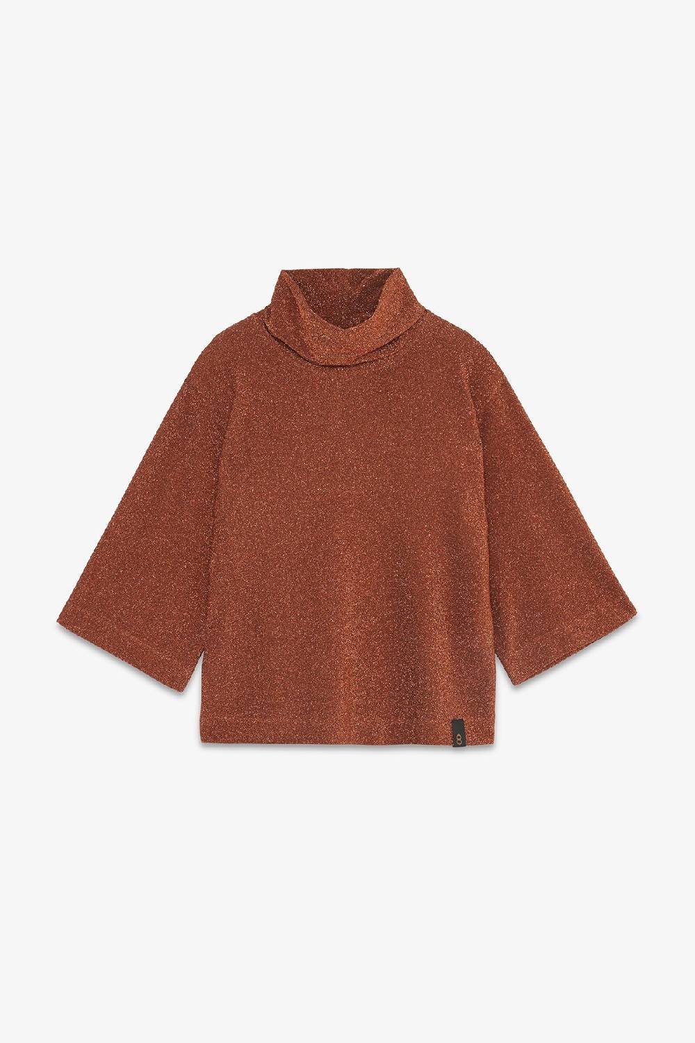 ottod'Ame Viscose blouse with lurex and flared sleeves Offerta