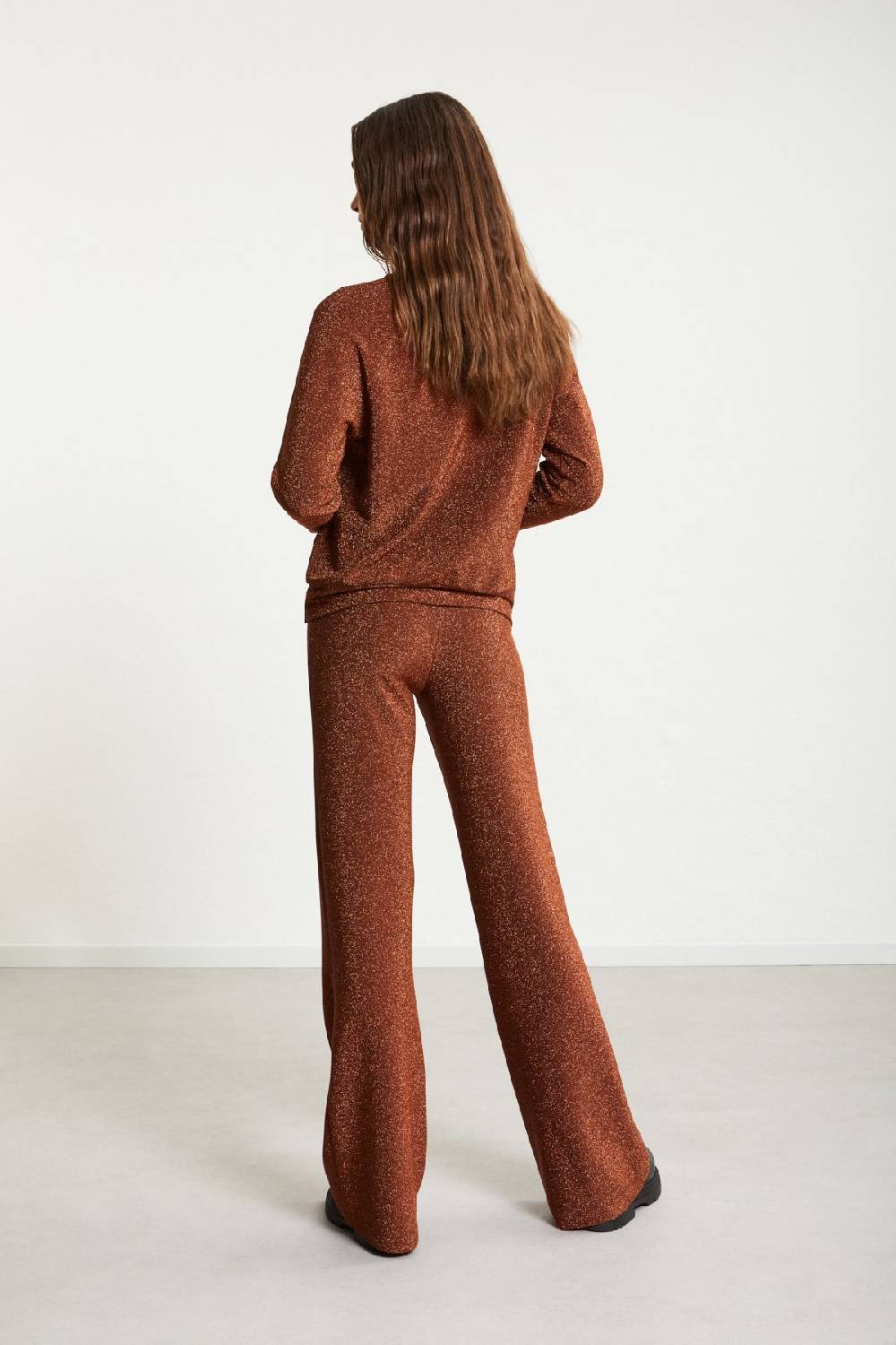 ottod'Ame Viscose trousers with lurex Online